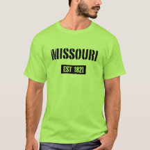 Missouri EST 1821 T - Shirt