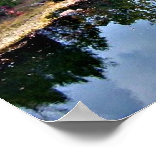 Missouri Fall Foto Poster (Ecke)