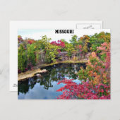 Missouri Fall Foto Postkarte (Vorne/Hinten)