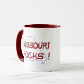 Missouri-FELSEN Tasse (Vorderseite Links)