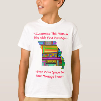 Missouri fertigen dieses bunte Wahl-Shirt T-Shirt