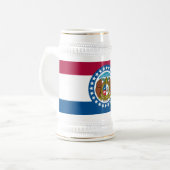 MISSOURI FLAG BIERGLAS (Vorderseite Links)