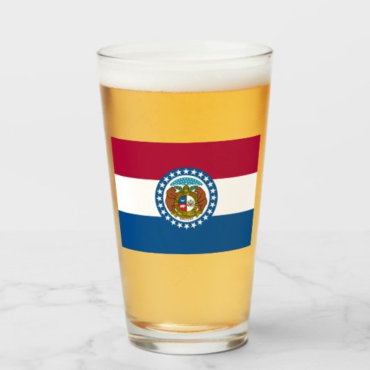 MISSOURI FLAG GLAS (Vorne (Gefüllt))