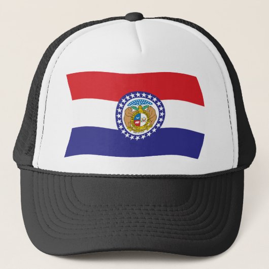 Missouri Flag Hat Truckerkappe (Vorderseite)