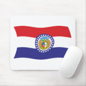 Missouri-Flag-Mauspad Mousepad (Mit Mouse)