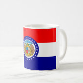 Missouri-Flagge Kaffeetasse (VorderseiteRechts)