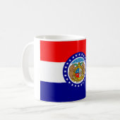 Missouri-Flagge Kaffeetasse (Vorderseite Links)