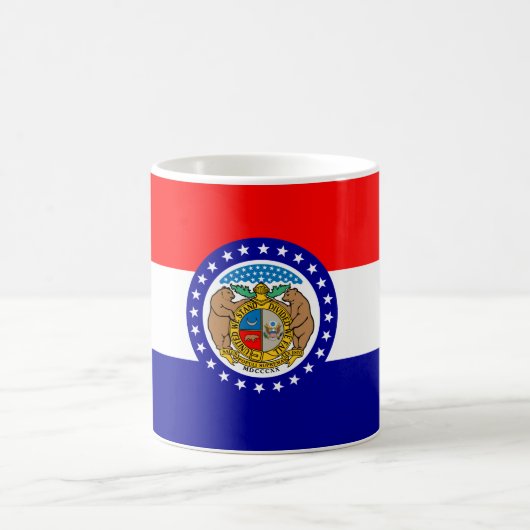 Missouri-Flagge Kaffeetasse (Mittel)