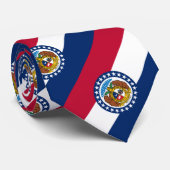 Missouri-Flagge Krawatte (Gerollt)