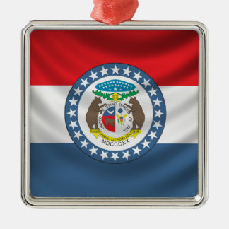 Missouri-Flagge Ornament Aus Metall