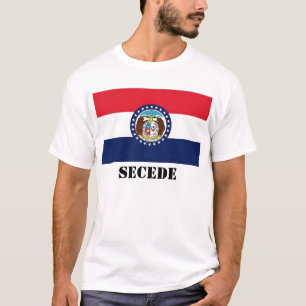 Missouri-Flagge, SECEDE T-Shirt