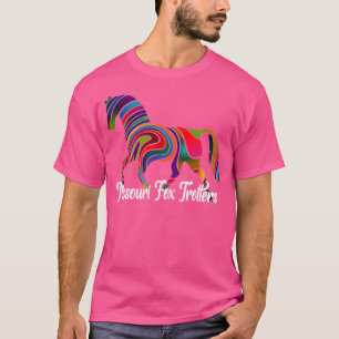 Missouri Fox Trotter Horse Rainbow Fade T-Shirt