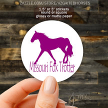 Missouri Fox Trotter Horse Silhouette Lila