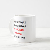 Missouri-Frau, großartige Kaffeetasse (Vorderseite Links)