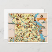 Missouri Funny Vintage Karte (Vorne/Hinten)