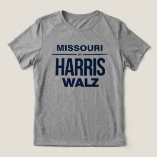 Missouri für Harris Walz Tri-Blend Shirt