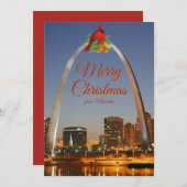 Missouri Gateway Arch Frohe Weihnachten (Vorne/Hinten)