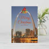 Missouri Gateway Arch Frohe Weihnachten (Stehend Vorderseite)