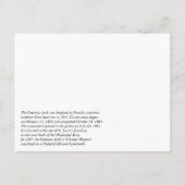 Missouri Gateway Arch Frohe Weihnachtsferien Postkarte (Rückseite)