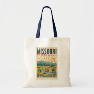 Missouri Gateway Arch Illustration Reise Kunst Tragetasche