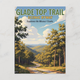 Missouri Glade Top Trail Landschaftlich Postkarte