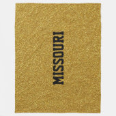 MISSOURI GOLD FLAKE Fleece Blanket (Vorderseite)