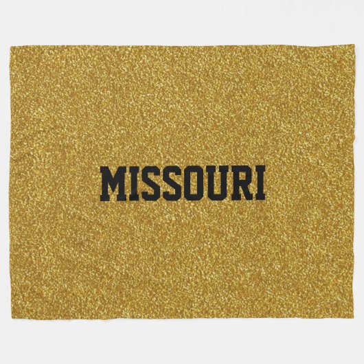 MISSOURI GOLD FLAKE Fleece Blanket (Vorderseite (Horizontal))