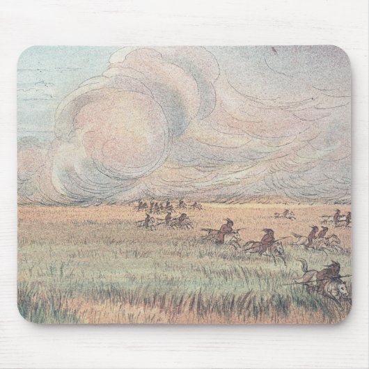 Missouri-Graslandfeuer Mousepad (Vorne)