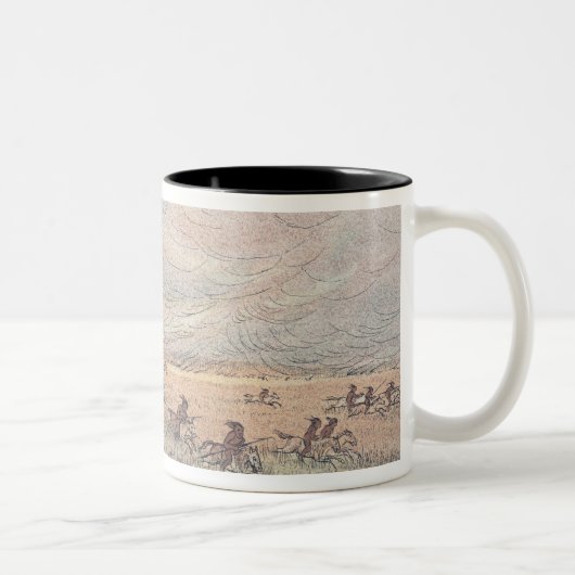 Missouri-Graslandfeuer Zweifarbige Tasse (Rechts)