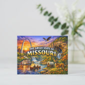 Missouri Grußpostkarte Postkarte (Stehend Vorderseite)