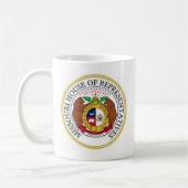 MISSOURI-HAUS DER VERTRETER KAFFEETASSE (Links)