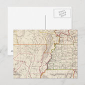 Missouri, Ill, Ky, Tenn, Ala, Miss, Ark Postkarte (Vorne/Hinten)