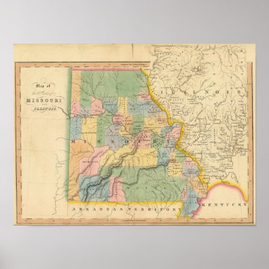 Missouri, Illinois Poster (Vorne)