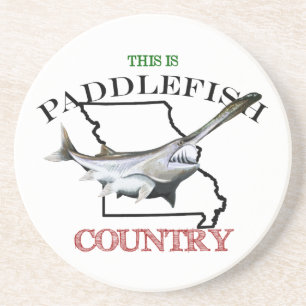 Missouri ist ein Paddlefischland Getränkeuntersetzer