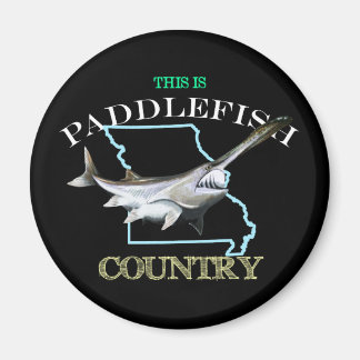 Missouri ist ein Paddlefischland Magnet