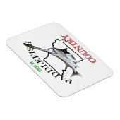 Missouri ist ein Paddlefischland Magnet (Rechte Seite)