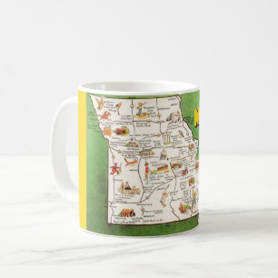 Missouri-Karten-Tasse Kaffeetasse
