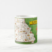 Missouri-Karten-Tasse Kaffeetasse (Mittel)