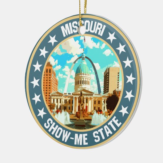 Missouri Keramik Ornament (Links)