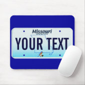 Missouri-Kfz-KennzeichenMausunterlage Mousepad (Mit Mouse)