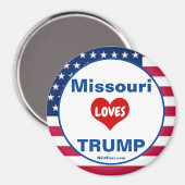 Missouri LIEBEN TRUMP Patriotic Kühlschrank Magnet (Vorderseite/Rückseite)