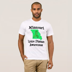 Missouri Lyme-Borreliose-Bewusstsein Herren-Shirt T-Shirt
