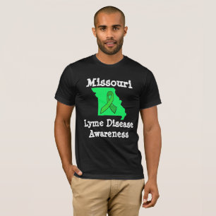 Missouri Lyme-Borreliose-Bewusstsein Herren-Shirt T-Shirt