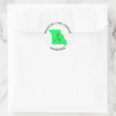 Missouri Lyme Disease Ribbons Awareness Stickers (Tasche)