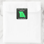 Missouri Lyme Disease Ribbons Awareness Stickers (Tasche)
