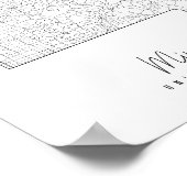 Missouri Minimal Street Map Poster (Ecke)