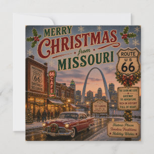Missouri Mother Road Weihnachtsgruß