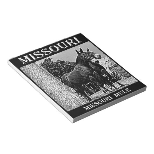Missouri Mule Notizblock (angewinkelt)