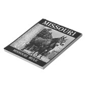Missouri Mule Notizblock (Rotiert)