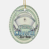 Missouri Nurse Keramik Ornament (Rechts)